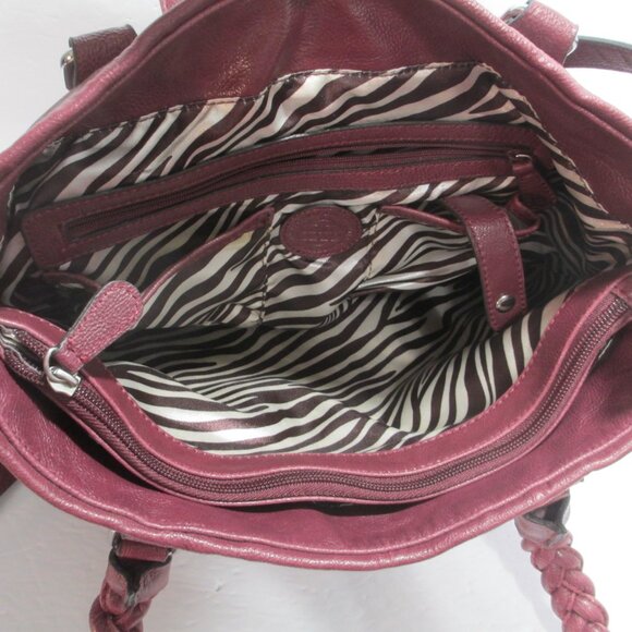 NEW Dana Buchman Burgundy L-XL Crossbody/Shoulder Bag - Picture 7 of 10